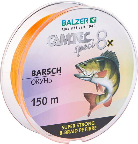 Balzer Camtec Speci 8fach geflochtene Schnur Barsch 150m