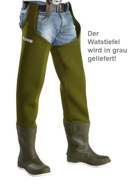 Balzer Neoprenwatstiefel grau mit Filzsohle 46/47