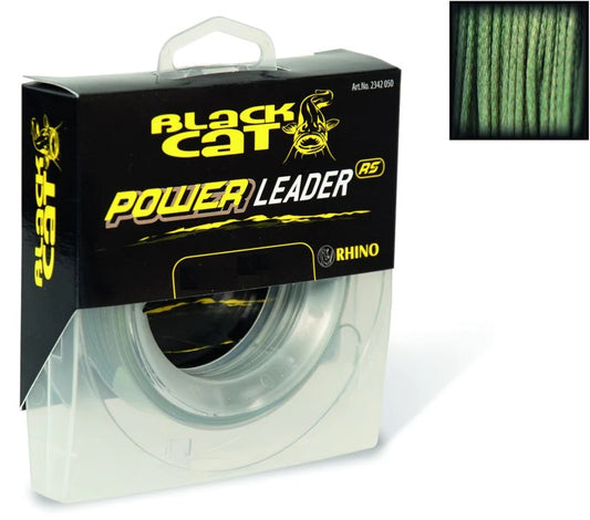 Black Cat Power Leader 20m 80kg 1,0mm