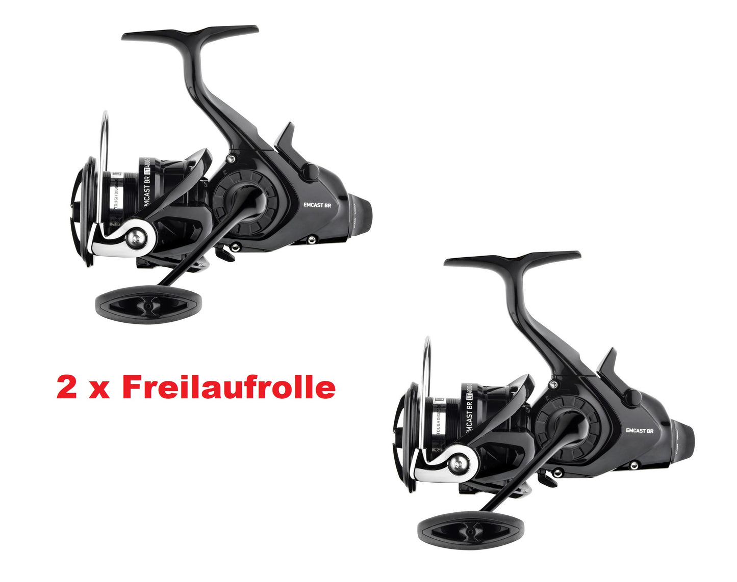 2 x Daiwa Emcast BR LT 4000-C Freilaufrolle Set Paarpreis