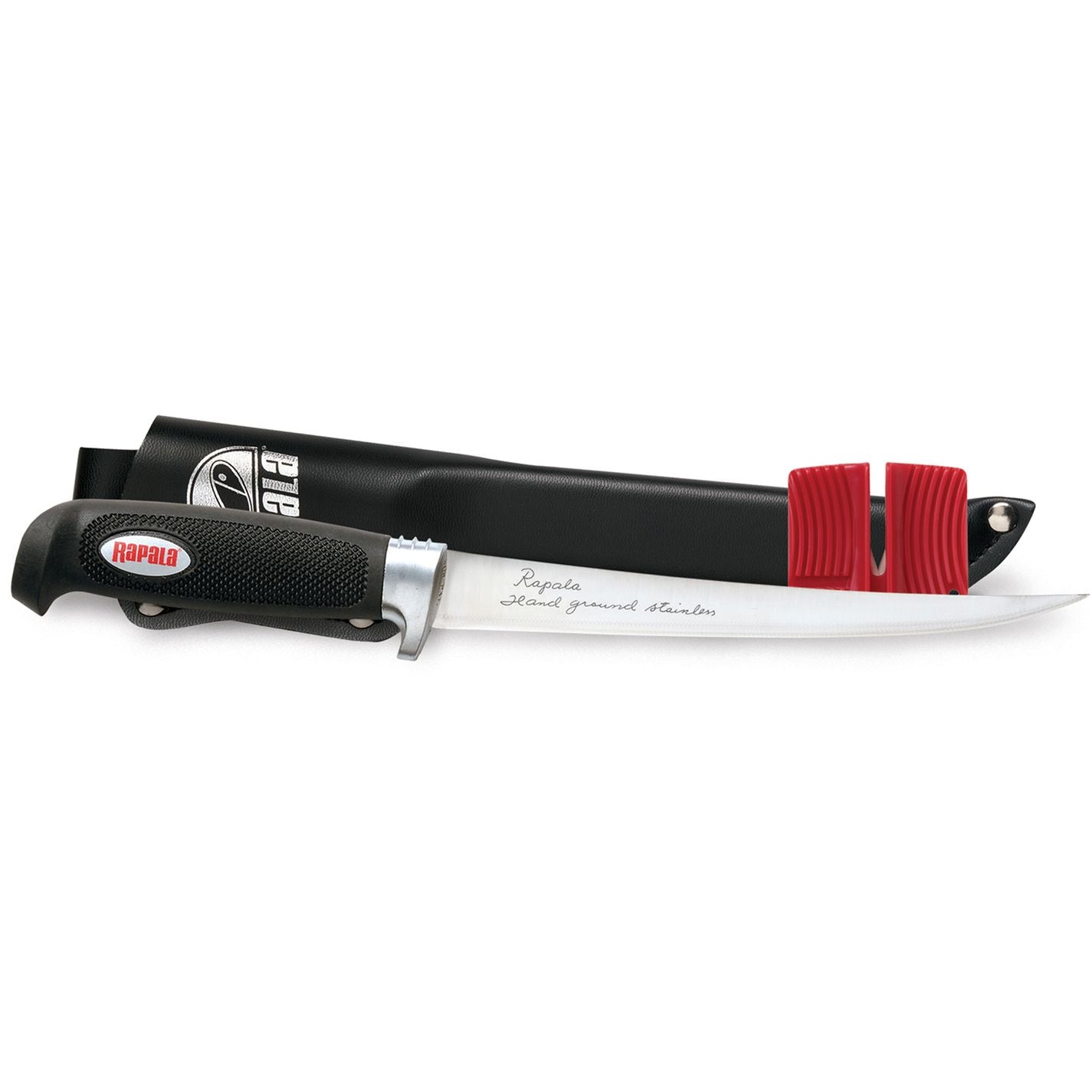 Rapala Soft Grip Filetiermesser 15cm + Messerschärfer