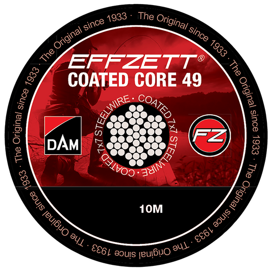 DAM Effzett Coated Core 49 10m Spule 7x7 Stahlvorfach 49fädig